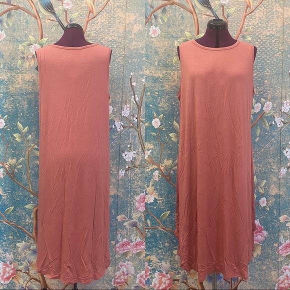 2 for $30 Ava & Viv - Coral Maxi Dress NWT - Picture 3 of 7